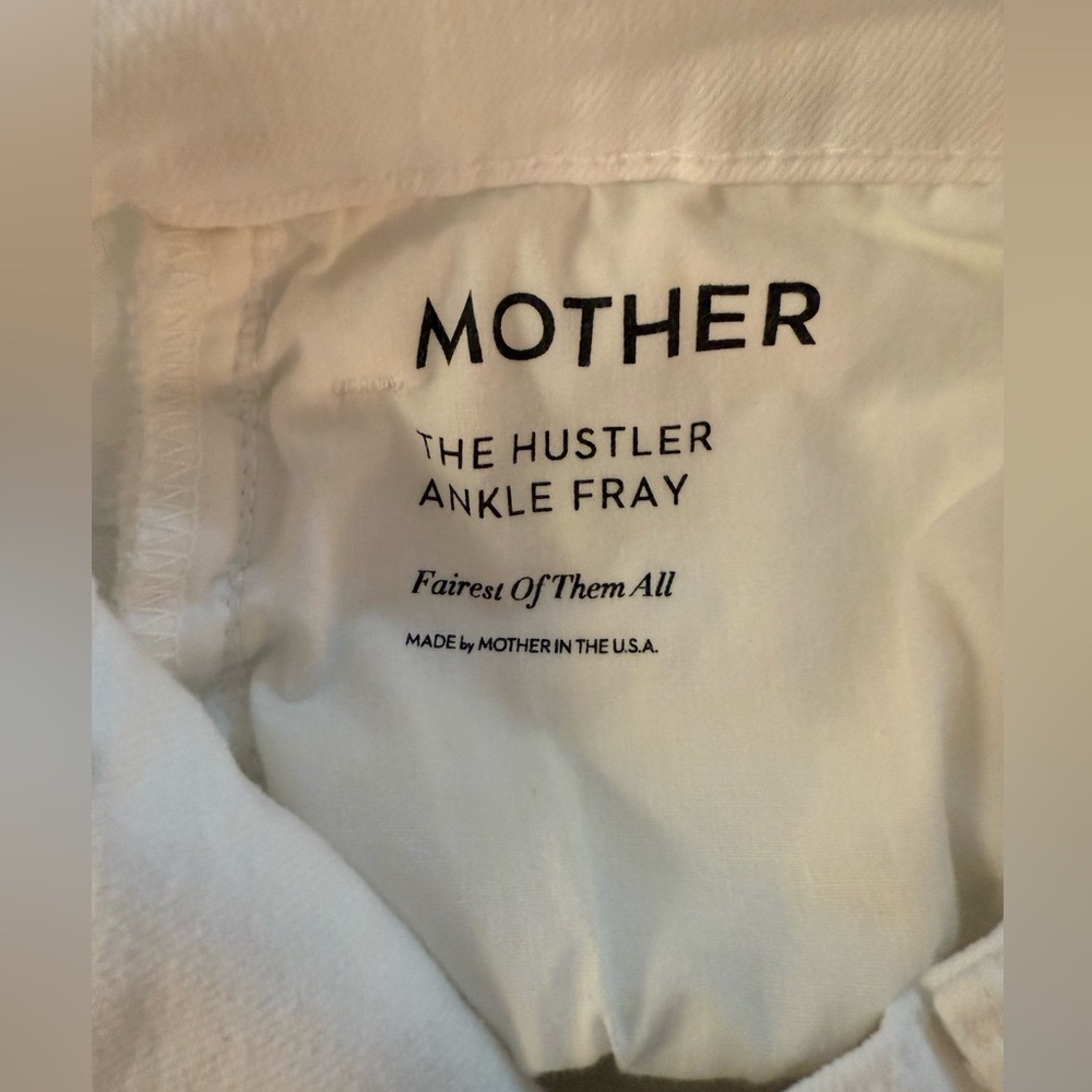 MOTHER The Hustler Ankle Fray Jeans Size 30 🌸🌸🌸 - Picture 9 of 14
